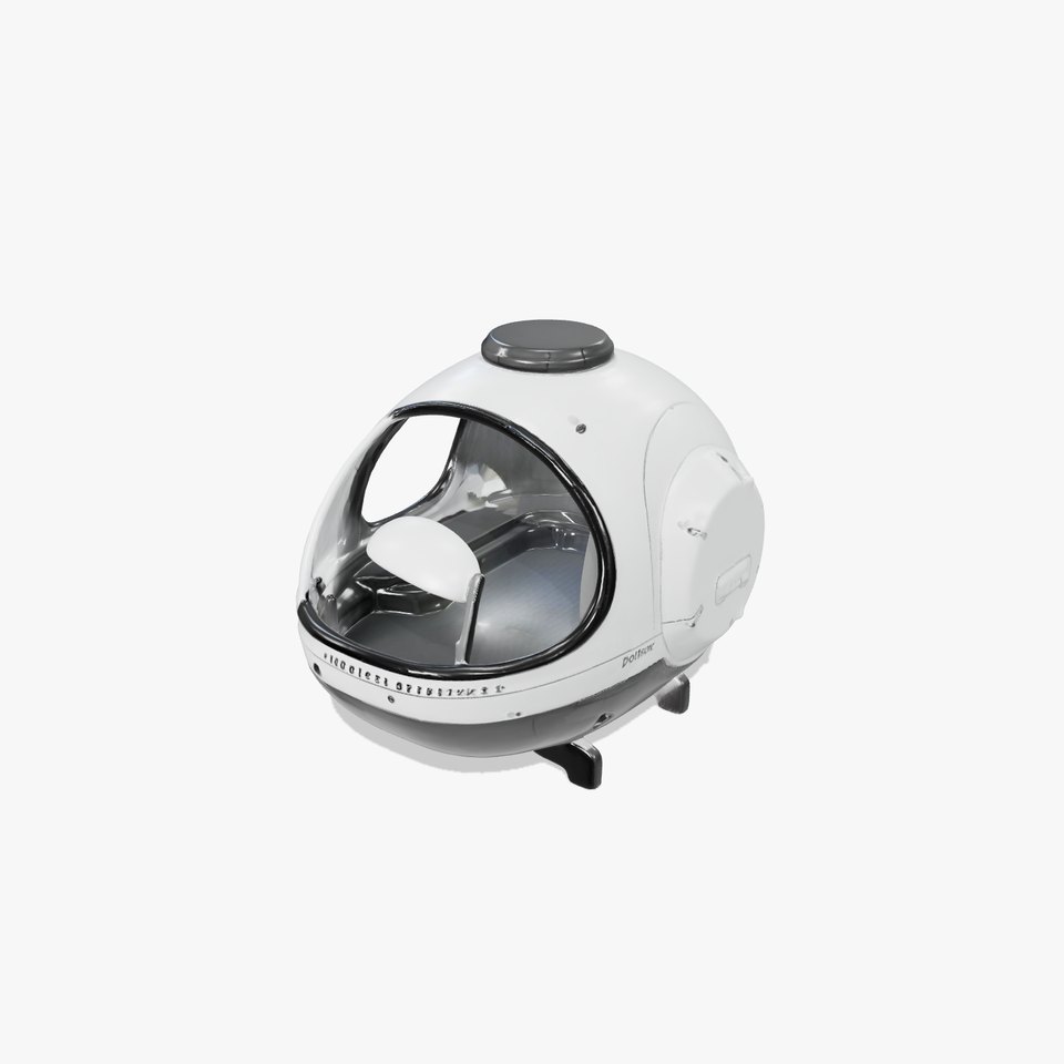 Futuristic Pod Vehicle Model Pack